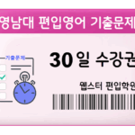 영남대 편입영어 기출문제 30일 수강권